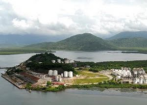 Ilha Barnabé em Santos