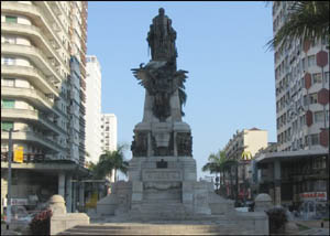 Praça da Independênca em Santos