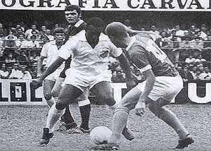 Santos x Palmeiras na década de 60
