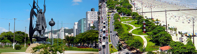 Calçadão da Orla de Santos