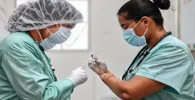 vacinação em Santos