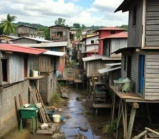 saneamento básico Dique da Vila Gilda