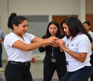 defesa pessoal mulheres Santos