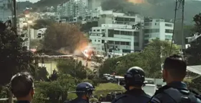 Operação Policial no Morro de Santos