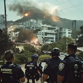 Operação Policial no Morro de Santos