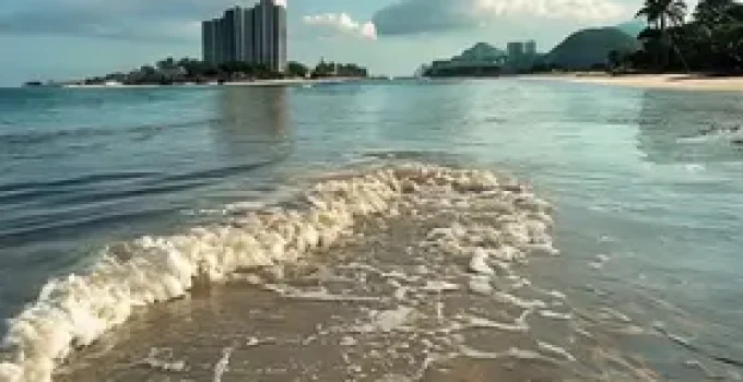 praias perto da capital têm piores condições de balneabilidade