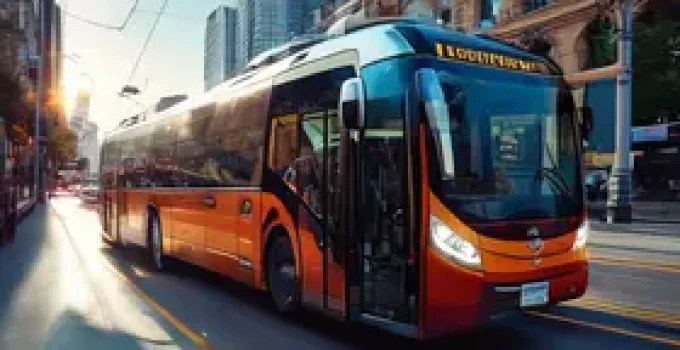 ônibus 100% elétrico