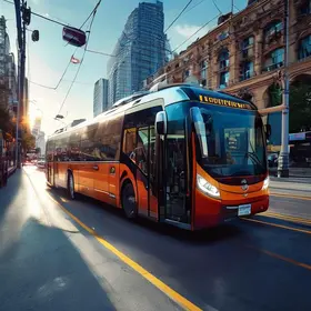 ônibus 100% elétrico