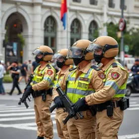 segurança em Santos
