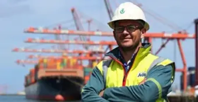 inspirador de qualidade no Porto de Santos