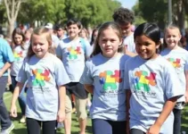 Caminhada de Conscientização do Autismo