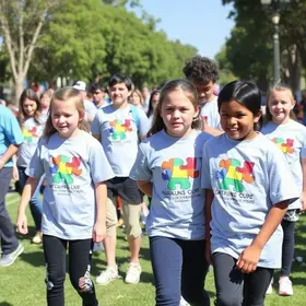 Caminhada de Conscientização do Autismo