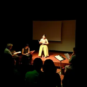 oficina literária e espetáculo cênico-musical