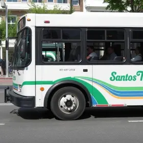 linha 100 transporte Santos