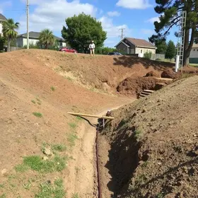 melhorias na drenagem do morro de Santos