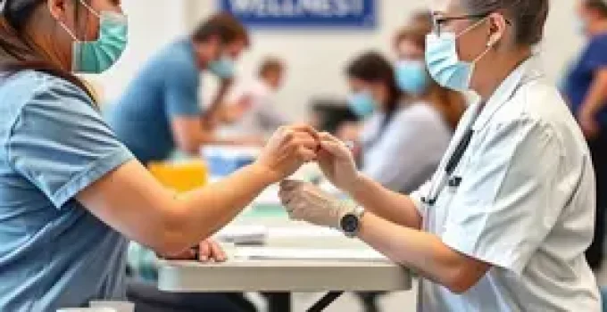 vacinação em Santos