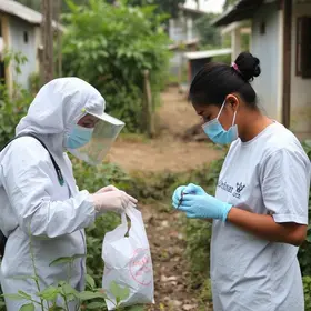 avaliação das larvas do Aedes