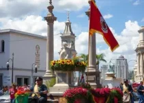 desfile em homenagem aos 480 anos de Santos
