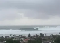 chuva e ventos fortes em santos