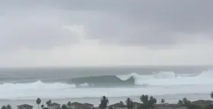 chuva e ventos fortes em santos