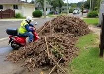 limpeza de drenagens na Zona Noroeste de Santos