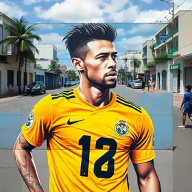 Rua de condomínio de Neymar