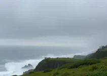 frente fria na Baixada Santista