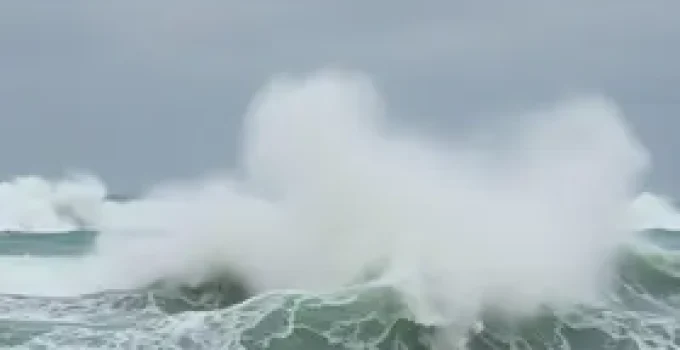 ventos em Santos