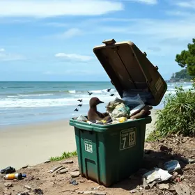 feto encontrado em Santos