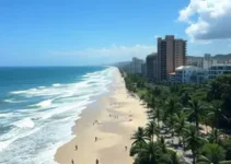 calor no litoral de SP