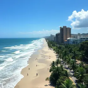 calor no litoral de SP