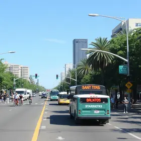 trânsito em Santos