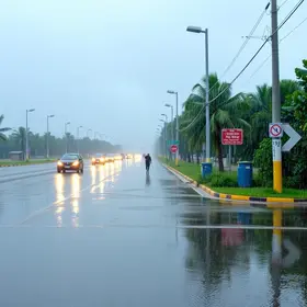 setembro chuvoso em santos