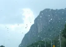 chuva em Santos