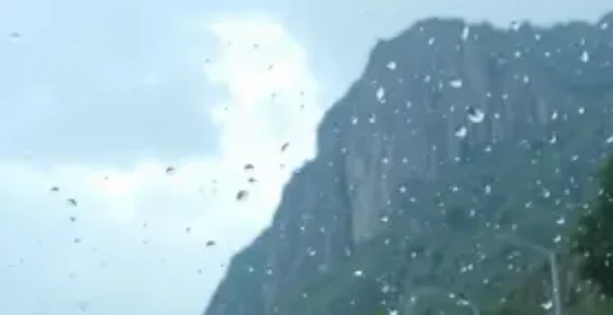 chuva em Santos