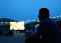 sessão de cinema em Santos
