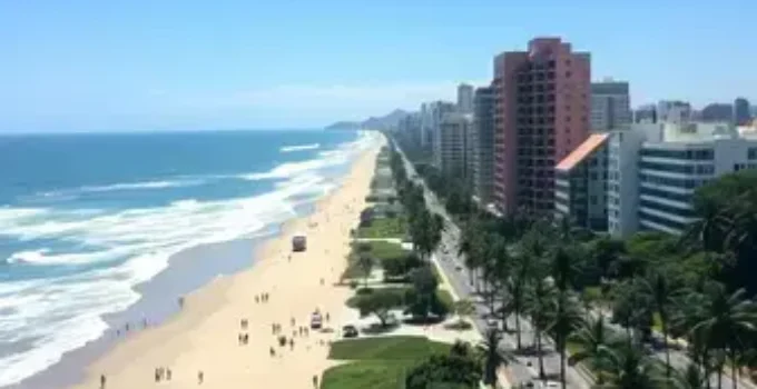 calor no litoral de SP